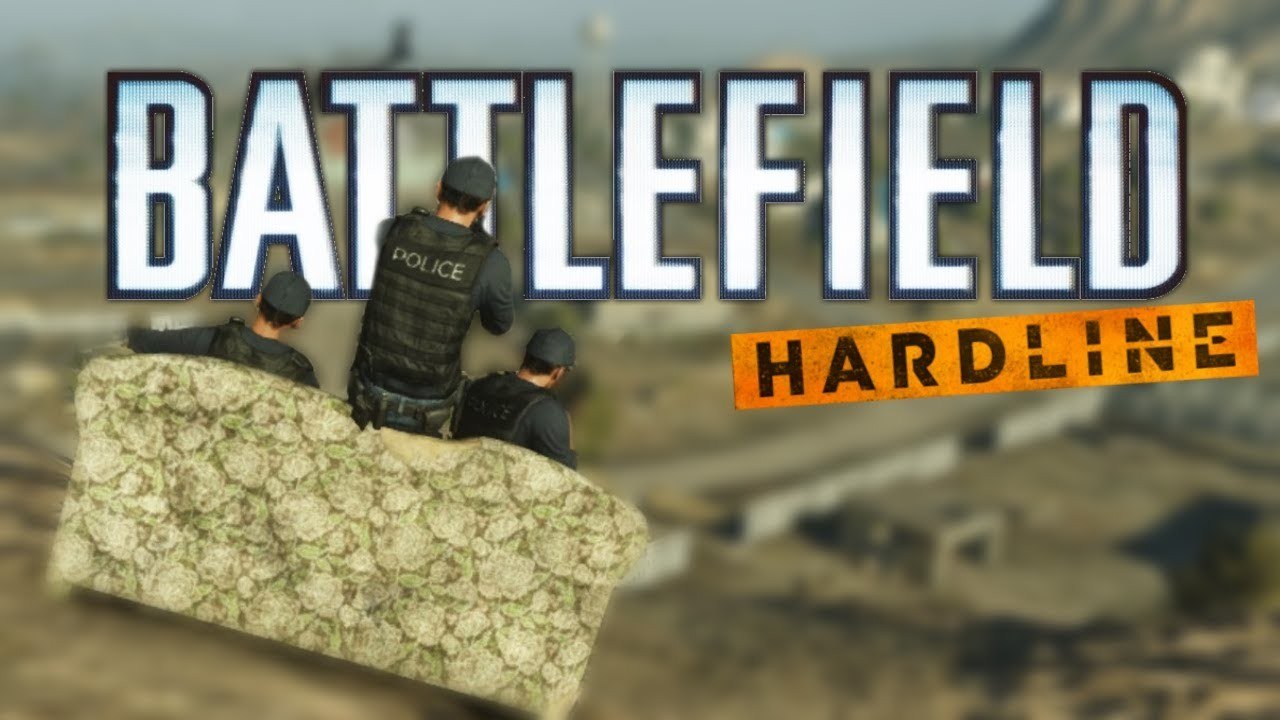 Battlefield Hardline Drivable Couch Easter Egg "American Dream Battlefield Hardline Couch"
