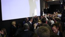 1er meeting des républicains - entrée de Nicolas Sarkozy