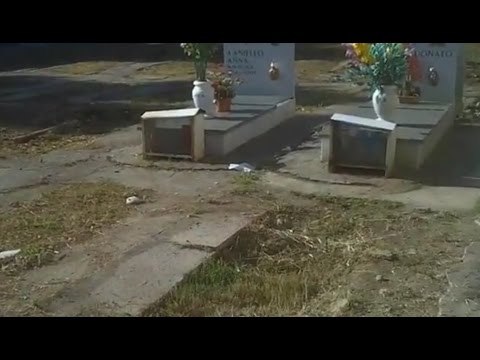 Aversa (CE) - Cimitero, le erbacce rimosse dopo la segnalazione ma...(30.05.15)