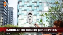 Kadınlar bu küçük robotu çok sevecek Cam, Fayans, gibi zeminleri otomatik temizliyor