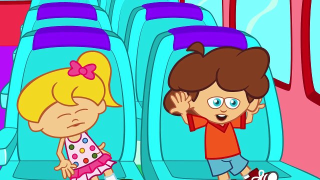 Wheels on the Bus Adisebaba İngilizce Çizgi Film Çocuk Şarkıları Videoları