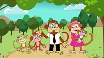 Finger Family Maymun Ailesi Sevimli Dostlar İngilizce Çizgi Film Çocuk Şarkıları Videoları