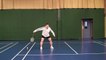 Badminton Doubles: Smash Defense Posture