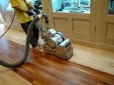 hardwood floor sanding using the dust free system by JD Flooring