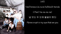 EXO - Growl - Lyrics (Member CodedColor Coded) [EngRomHan - HD1080p]