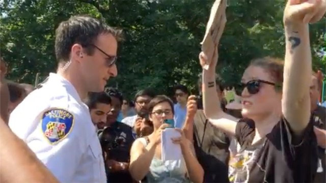 Protests erupt during O'Malley announcement