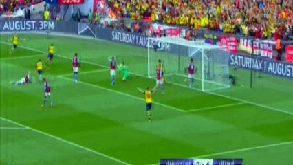 أهداف مباراة أرسنال وأستون فيلا في كأس إنجلترا