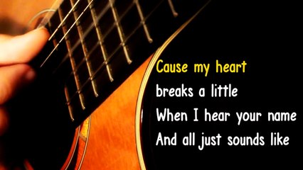 When i was your man - Bruno Mars - Karaoke Acoustic guitar