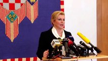 Predsjednica Kolinda Grabar Kitarovic o nedolasku Milanovica na Pantovcak