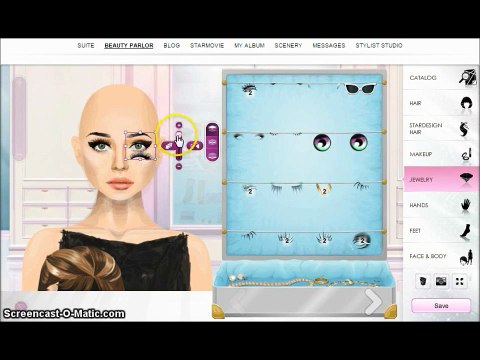 Audrey Hepburn Makeup Tutorial //Stardoll