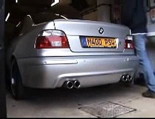 E39 540i V8 quad Exhaust