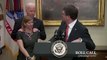 Joe Biden Puts His Hands on Ash Carter's Wife