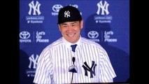 田中将大 NYヤンキース 入団会見動画 照れながらも英語で挨拶