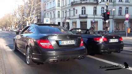 Download Video: C63 AMG vs. BMW M3 near Crash !!!