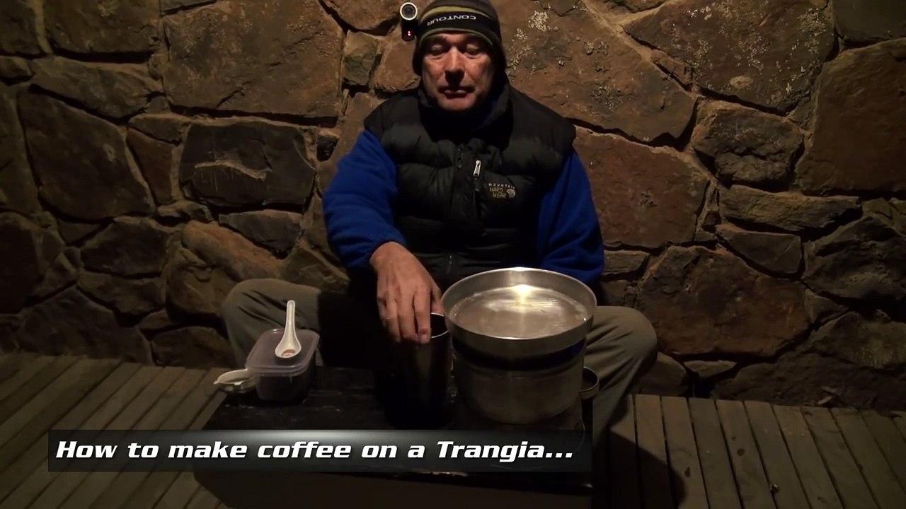 How to make coffee on a Trangia stove