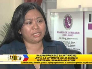 Court junks hazing raps vs 14 fratmen