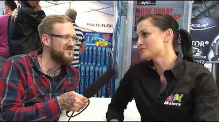 eBay Motors mit Lina Van de Mars auf der AMI