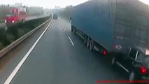 Porsche Cayenne dragged on road for miles after tailgating truck