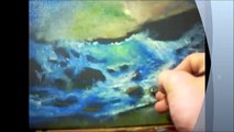 Art Lesson. Seascape Oil Speed Painting. Painting tutorials. Russian Painting. By Sergey Gusev.