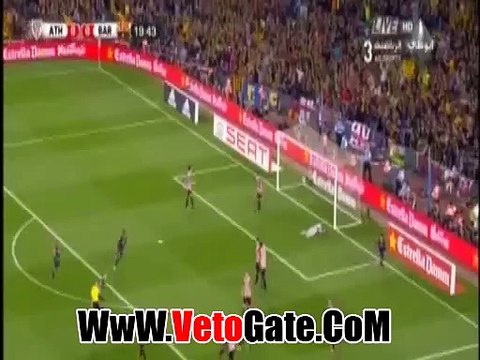 . ميسى يتقدم بالهدف الاول برشلونه فى اتلتيك بيلباو