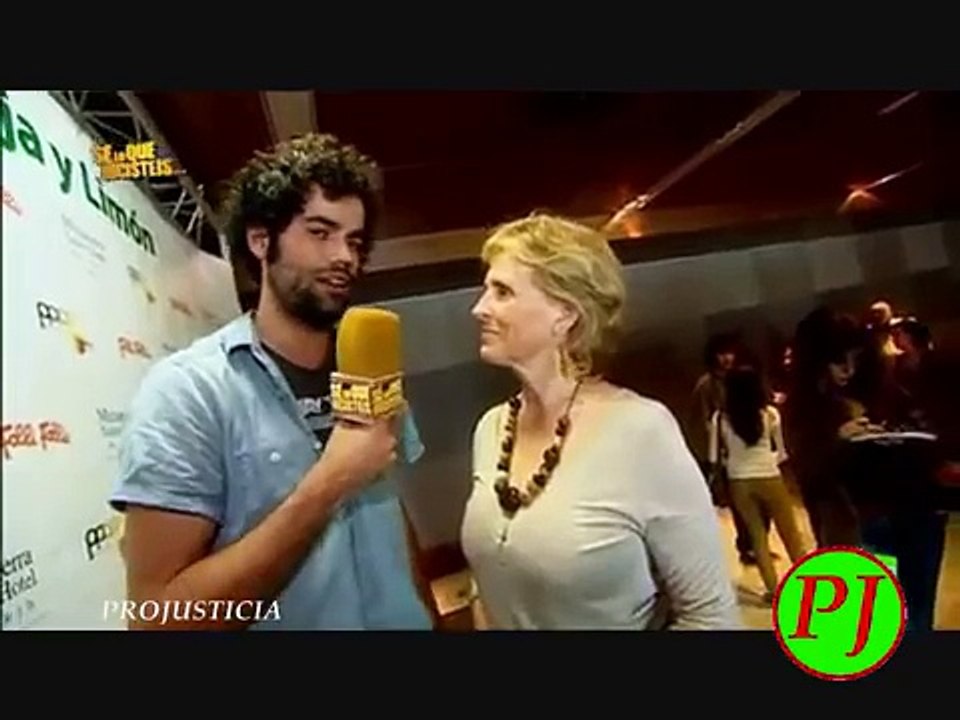 Projusticia. Mercedes Milá le toca el pene a reportero