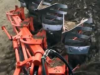 Landini tractor and Reversible plough K11 by Kariotakis