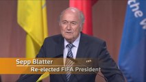 Blatter re-elected FIFA president despite scandal