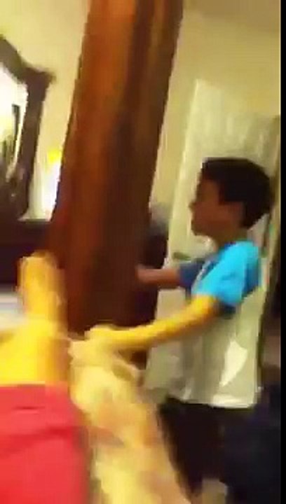 7 year old boy wereing dipers