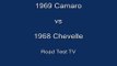 1969 Camaro Z28 vs 1968 Chevelle SS - Drag Race - Road Test TV