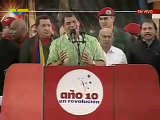 Presidente del Ecuador Rafael Correa visita Venezuela en sus 10 años de la Revolución Bolivariana