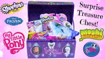 FROZEN Surprise Toy Treasure Chest | Frozen Blind Bags, Shopkins Season 2, MLP, LPS Fashems