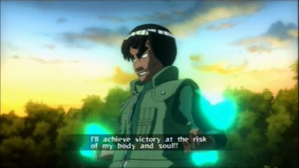 Naruto: Ultimate Ninja Storm - 8 Gates Rock Lee Vs 8 Gates Might Guy (HQ)