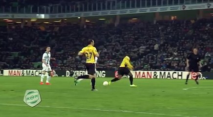 De 2-1 van Filip Kostic tegen NAC en het feest na afloop