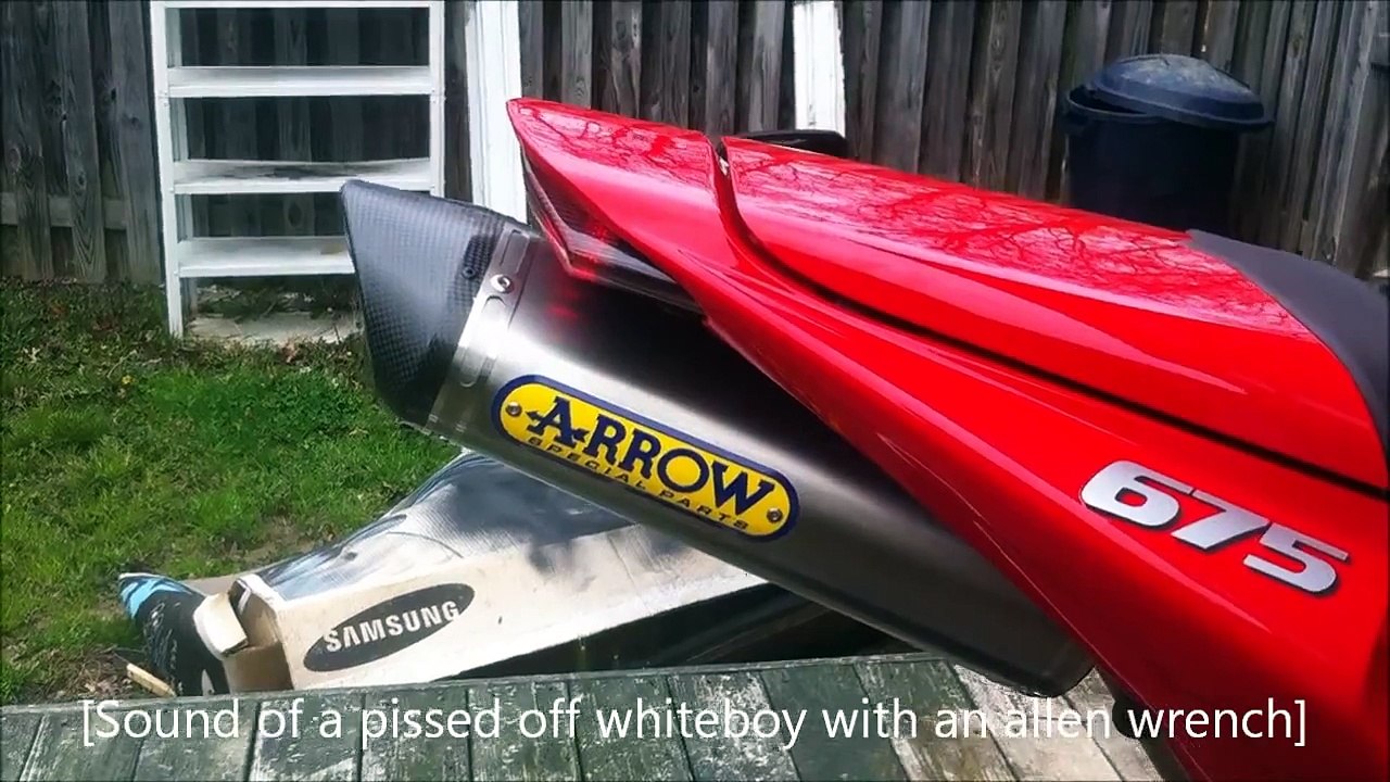 2010 Triumph Daytona 675 - Arrow Stage 3 Race Exhaust