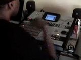 Ski Beatz in the studio on the roland mv8800