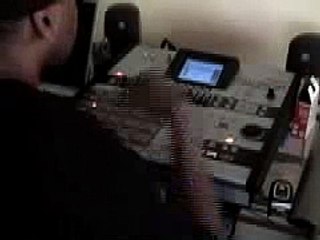 Ski Beatz in the studio on the roland mv8800