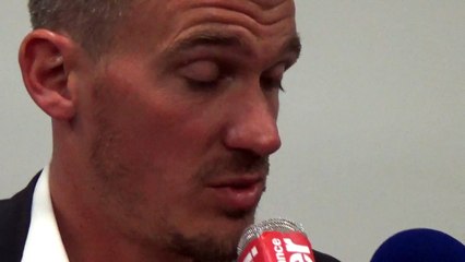 Réaction de Nicolas Douchez en zone mixte après PSG-Auxerre (1-0)