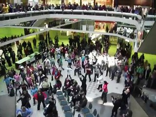 Flash Mob Saint John Waving Flag