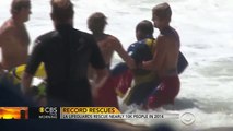 Los Angeles lifeguards rescued nearly 10K people in 2014