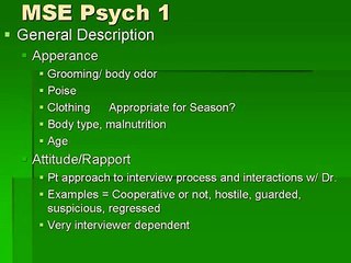 Mental Status Exam (1 of 3) USMLE