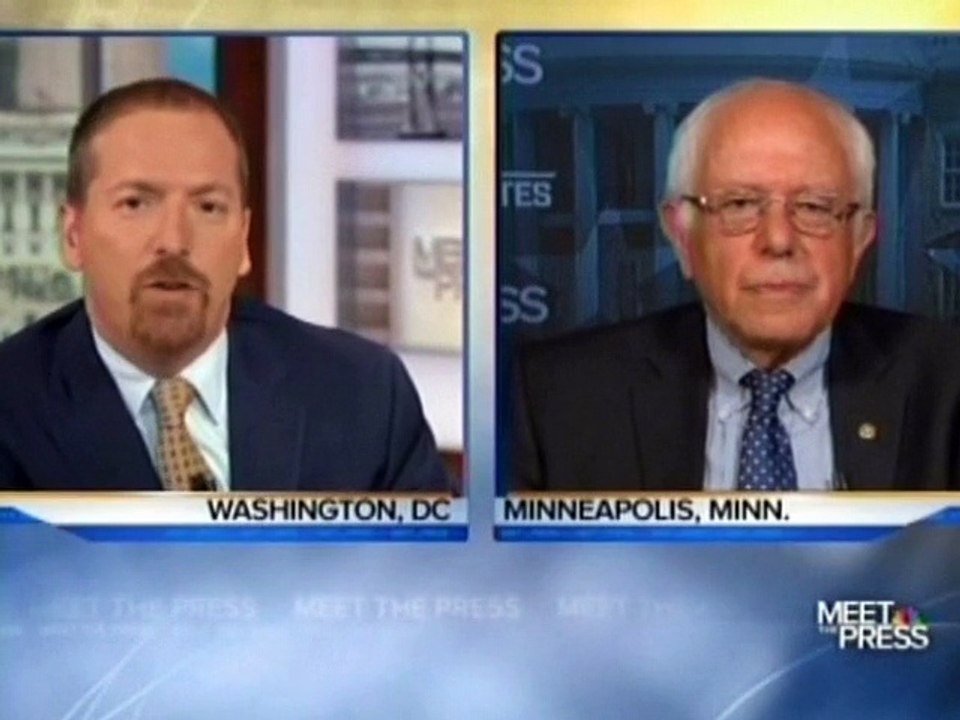 Bernie Sanders turns the table on Chuck Todd with response to his old essay