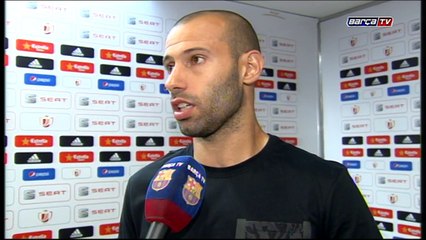 Mascherano says Barça fans deserve Cup victory