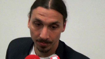 Reaction de Zlatan Ibrahimovic en zone mixte après PSG-Auxerre (1-0)