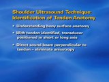 How I Do It: Shoulder US Anatomy, Technique, and Scanning Pitfalls (Radiology 260:1 July 2011)