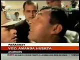Líder indígena paraguayo, Elvio Benítez fue sacado a empujones del Congreso Nacional 08/10/2009