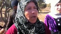 امرأة سورية تتكلم عن معاناة اللاجئين السوريين