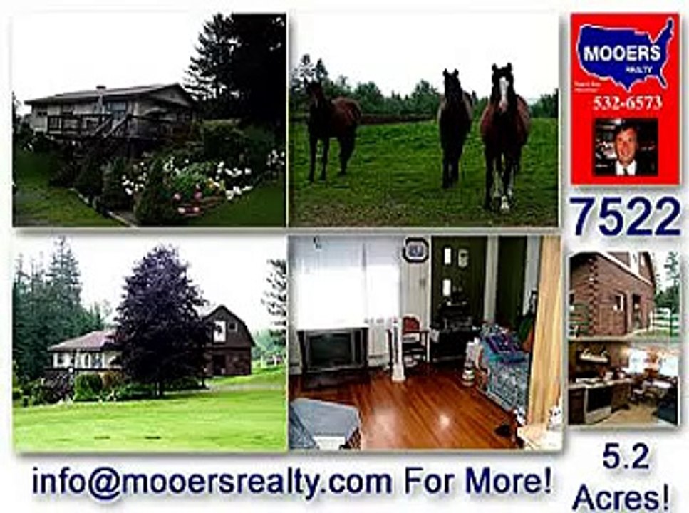 Maine Farm For Sale With Houlton ME Home, Barn, Land, Brook! MOOERS REALTY Video Listing #7522