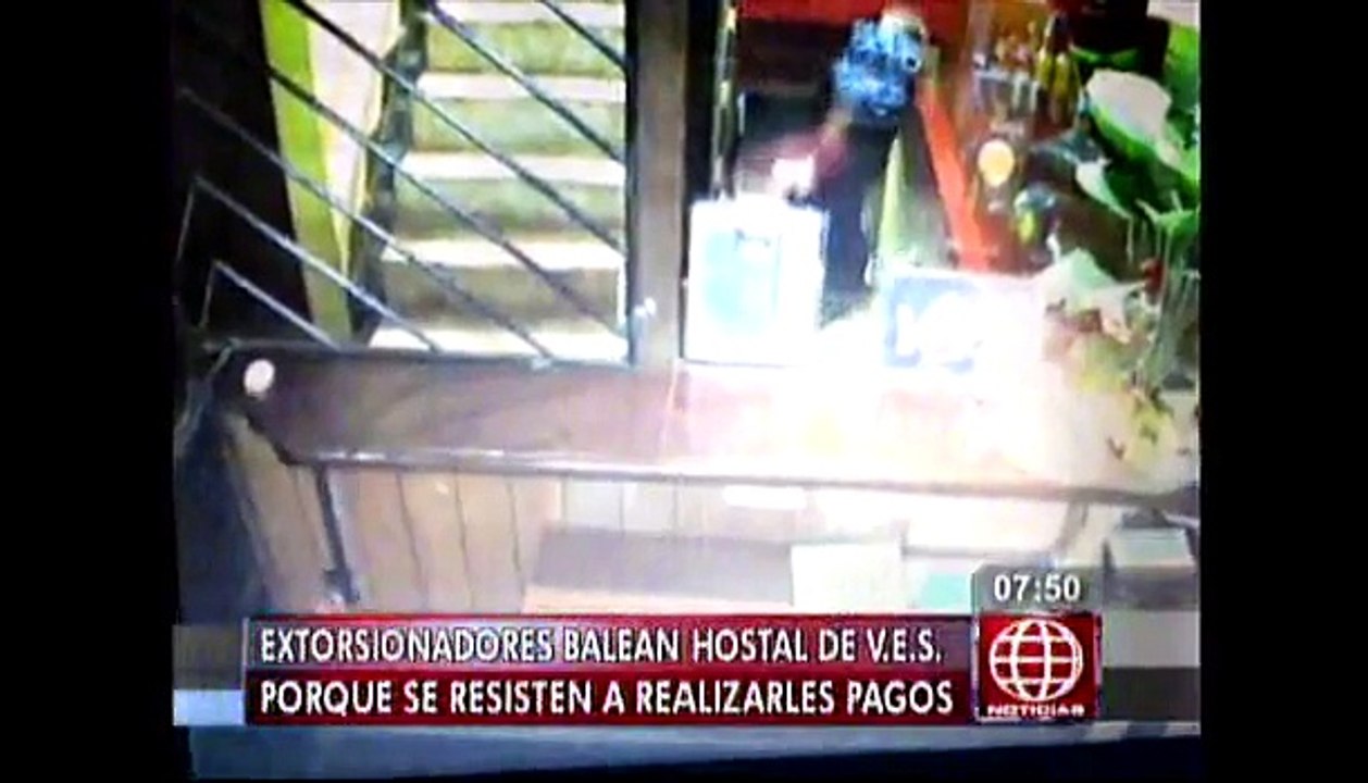 VES: extorsionadores balean hostal para exigir pago de cupos