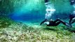 Sidemount cave diving in Florida and Mexico.