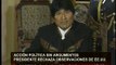Evo Morales: Bolivia no venderá su dignidad por recuperar preferencias arancelarias de EEUU